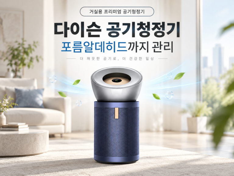 다이슨 공기청정기 BP03 후기, 거실용 대형 공기청정기 포름알데히드 새집증후군 필터