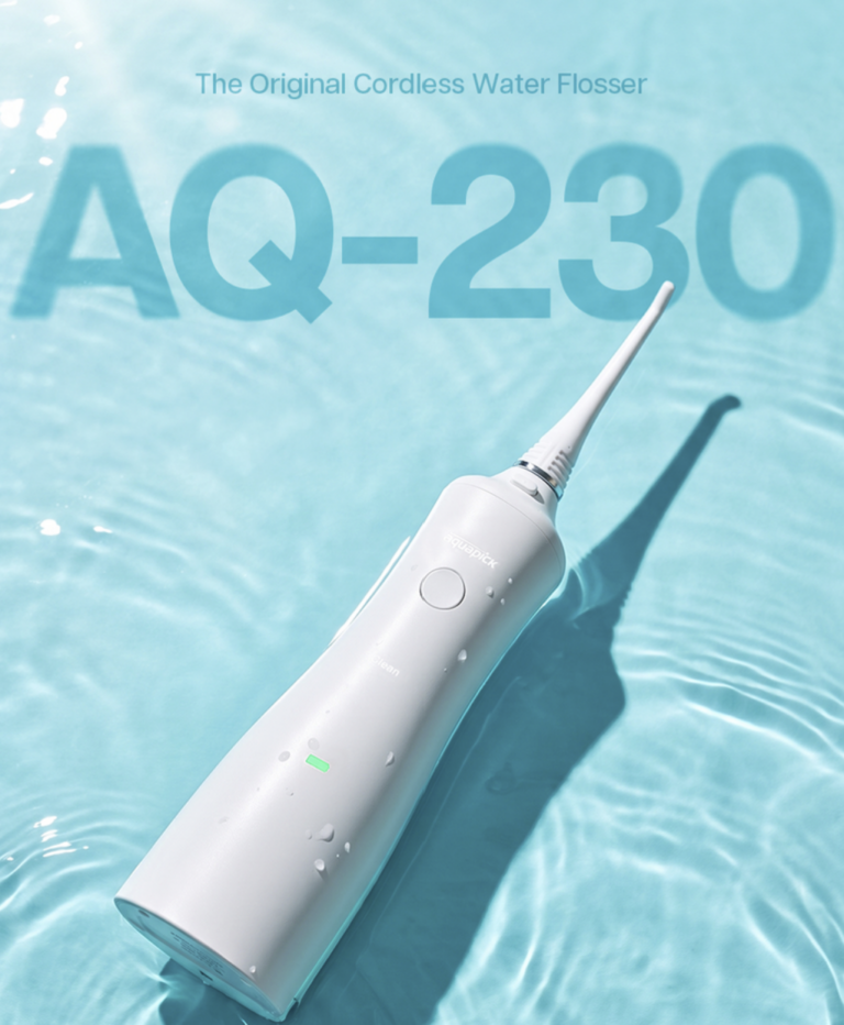 아쿠아픽 AQ-230 코드리스 구강세정기, IPX7 방수 사용법 및 장단점